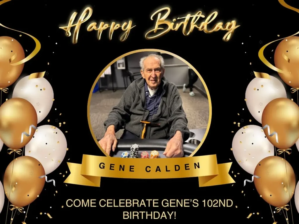 Gene Calden 102nd Birthday at the Palm Beach Kennel Club