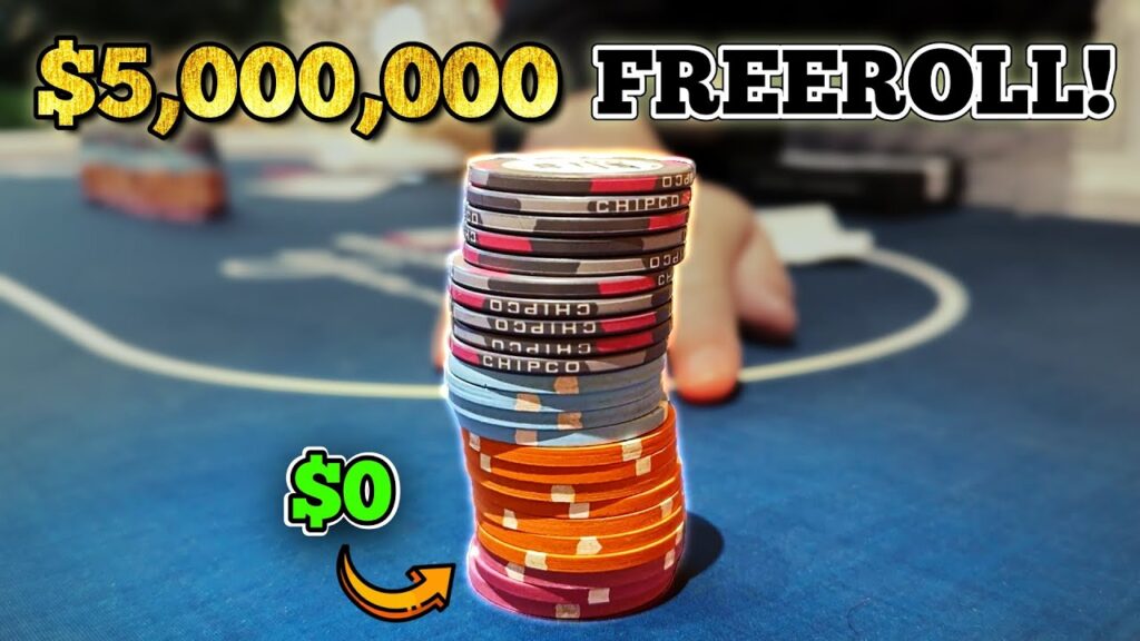 Ein Mann namens Kevin Eyring filmt sich selbst beim Pokern für seinen Vlog.