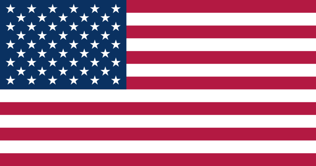 Die Flagge der Vereinigten Staaten von Amerika