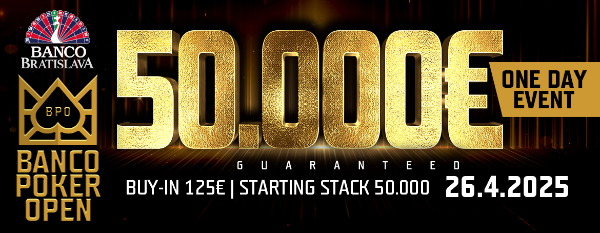 Ein lebendiges und farbenfrohes Banner für ein Online-Pokerturnier. Es zeigt eine Gruppe von Poker-Spielern in Aktion, die um einen Tisch sitzen und Karten spielen. Die Spieler sind kon