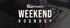 Ein animiertes GIF zeigt eine Zusammenfassung der GGPoker Weekend Roundup mit verschiedenen Pokerturnieren und spannenden Spielaktionen.