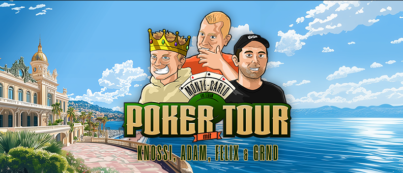 Ein lebendiges Bild eines großen, belebten Pokertisches mit einer Gruppe von Spielern, die Karten halten und Chips stapeln. Die Spieler sind konzentriert und es herrscht eine spannende Atmosph