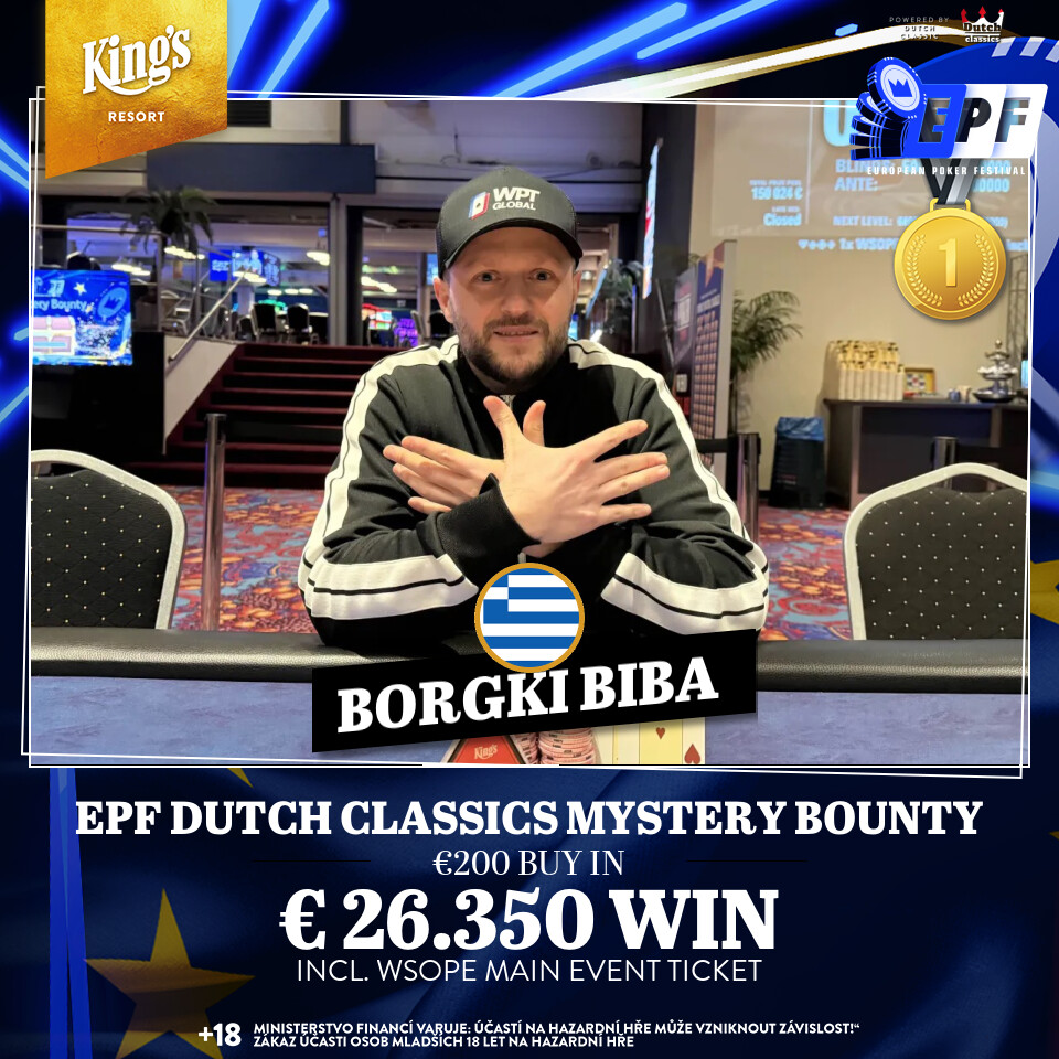 Ein Mann und eine Frau sitzen an einem Pokertisch, sie haben Karten in der Hand und scheinen konzentriert zu sein. Der Mann trägt einen Anzug und die Frau ein elegantes Kleid. Im Hintergrund