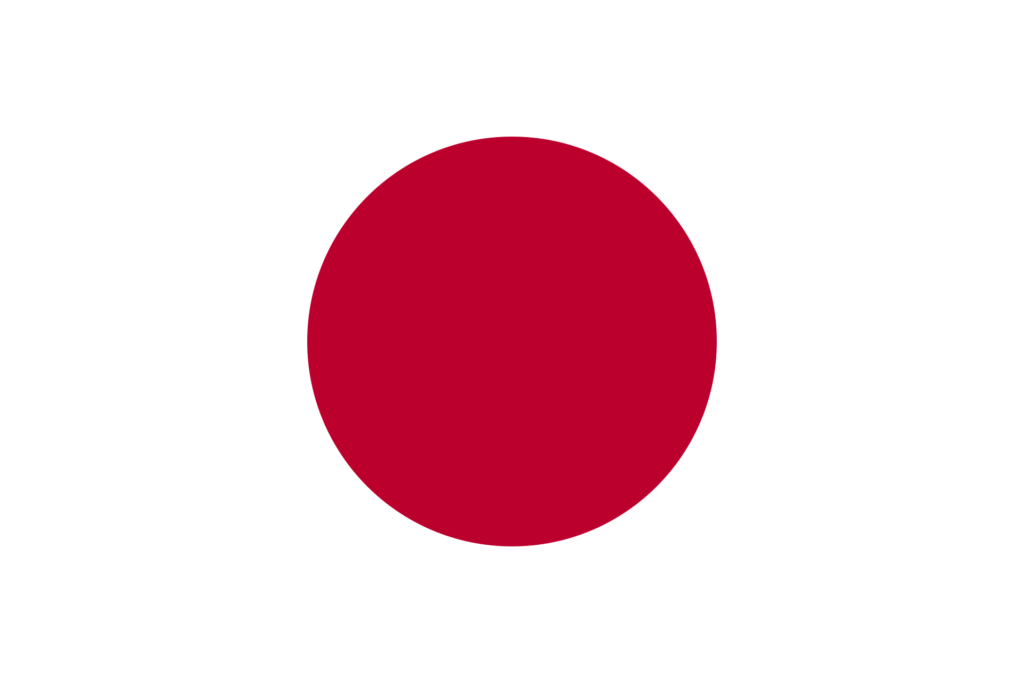 Die Flagge Japans