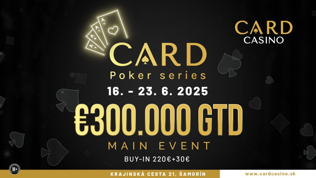 Ein Teaser-Bild für die Poker-Serie im Juni 2025 mit Spielkarten und Chips auf einem Tisch.