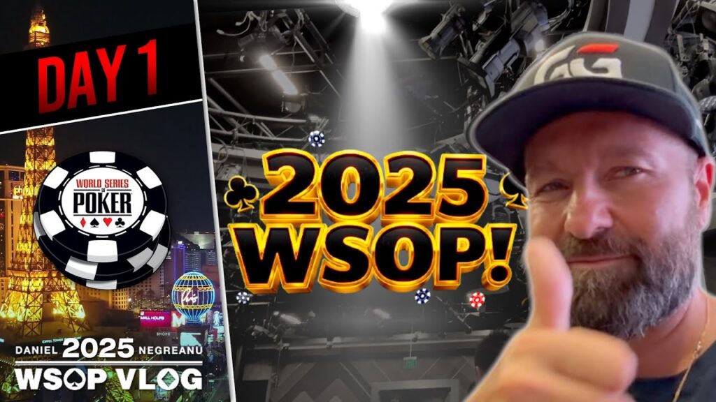 Ein Mann in einem dunklen Anzug sitzt an einem Pokertisch und betrachtet konzentriert seine Karten. Im Hintergrund sind Pokerchips und eine Glühlampe zu sehen.