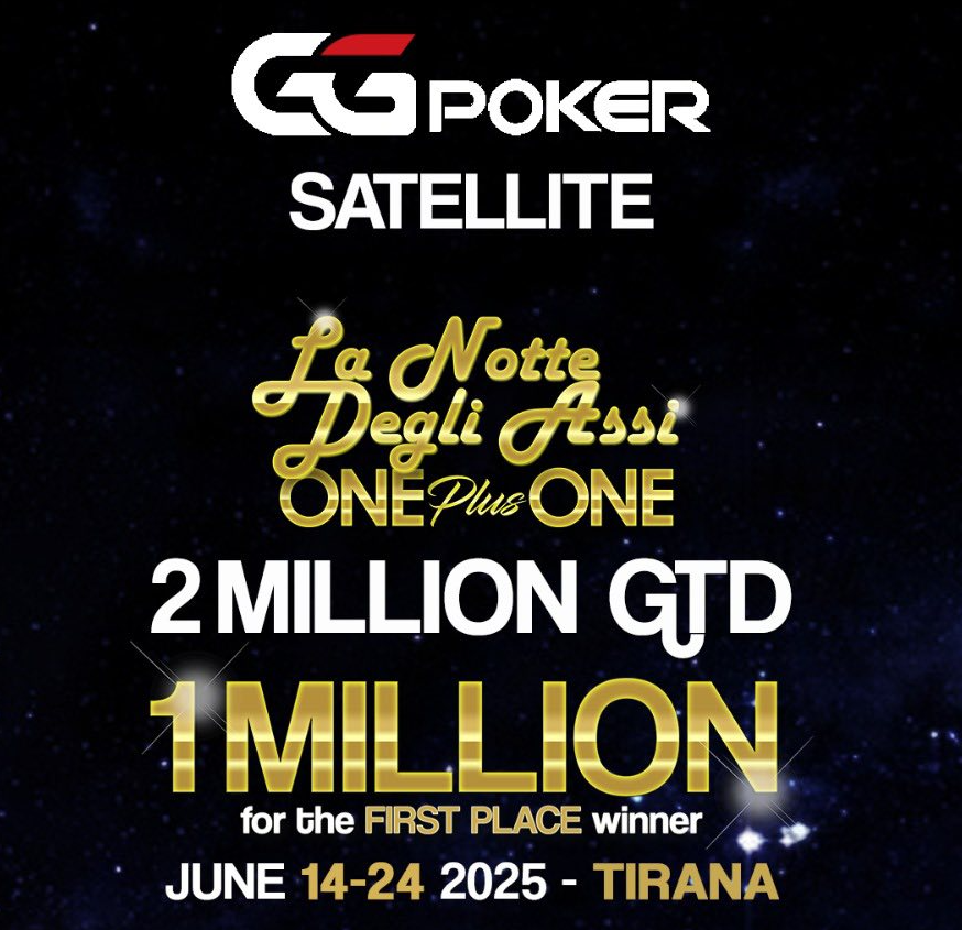 Ein Bild eines Pokertisches mit Spielkarten, Chips und Getränken, umgeben von vier Personen, die konzentriert Poker spielen.