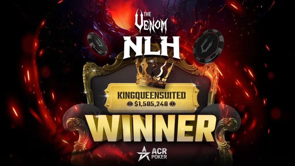kingqueensuited ACR Poker The Venom