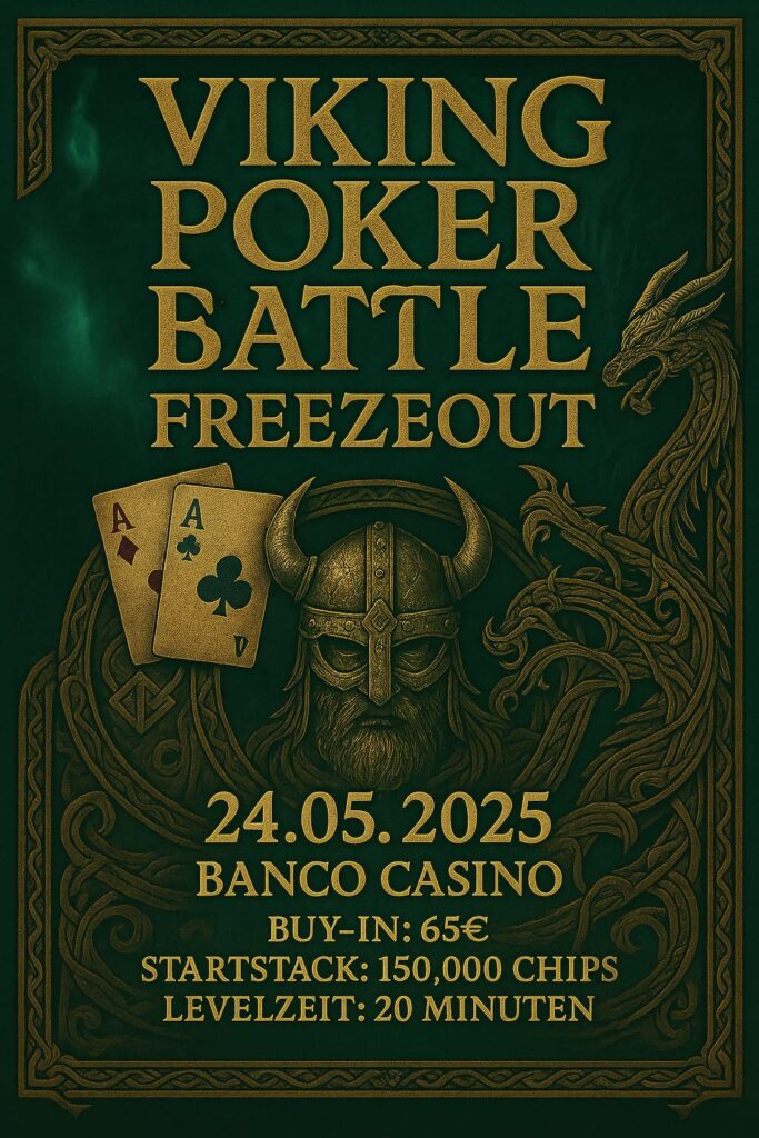 Ein stilvolles und luxuriöses Pokertisch-Setup mit grüner Filzoberfläche, umgeben von hochwertigen Pokerchips, Karten und Getränken.