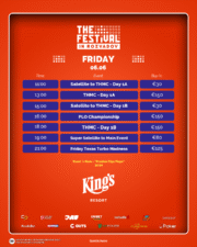 Ein digitaler Kalender mit dem Tagesplan für Freitag, den 6. Juni. Enthält verschiedene Ereignisse und Termine für den Tag.