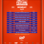 Ein Bild eines Tagesplans für Montag, den 9. Juni, zeigt eine Liste von geplanten Aktivitäten und Veranstaltungen für den Tag.