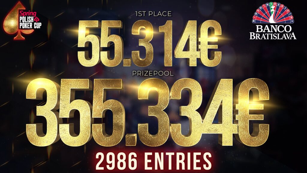 Ein lebhaftes Bild von einer Poker-Turnierveranstaltung im Mai 2025, mit einer großen Menschenmenge, die gespannt an den Tischen sitzt und spielt. Die Spieler sind von professionellem Poker