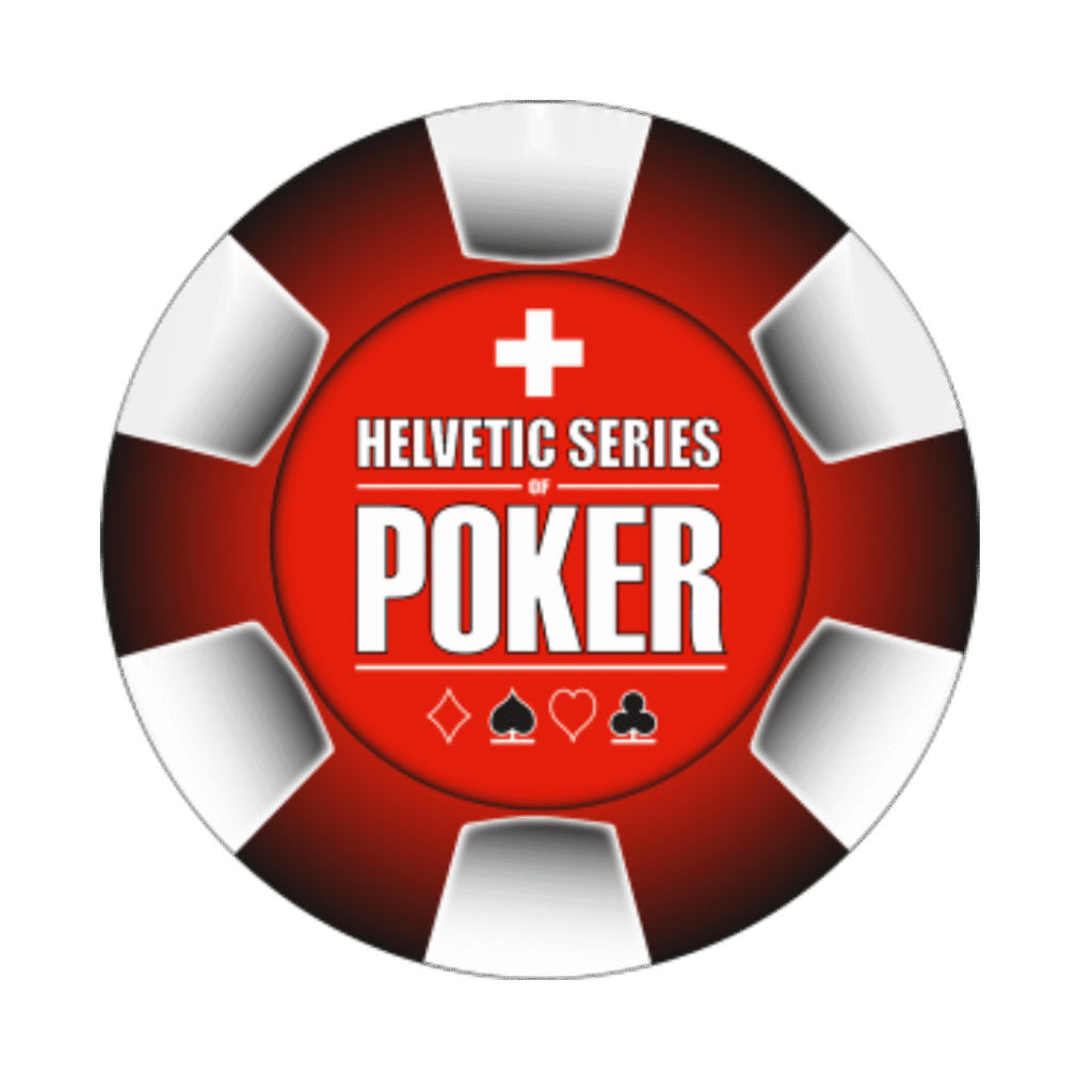Ein stilisiertes Logo des "High Stakes Online Poker" (HSOP) mit einem stilvollen Schriftzug in Schwarz auf einem hellen Hintergrund.
