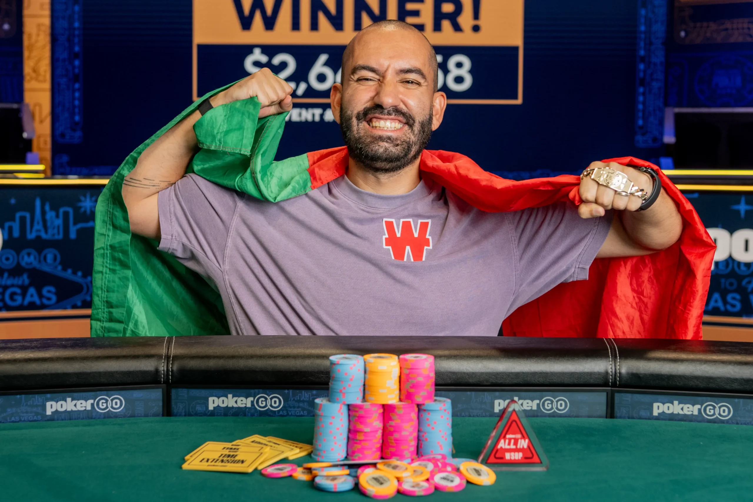 Joao Vieira $100,000 No-Limit Hold'em High Roller WSOP 2025