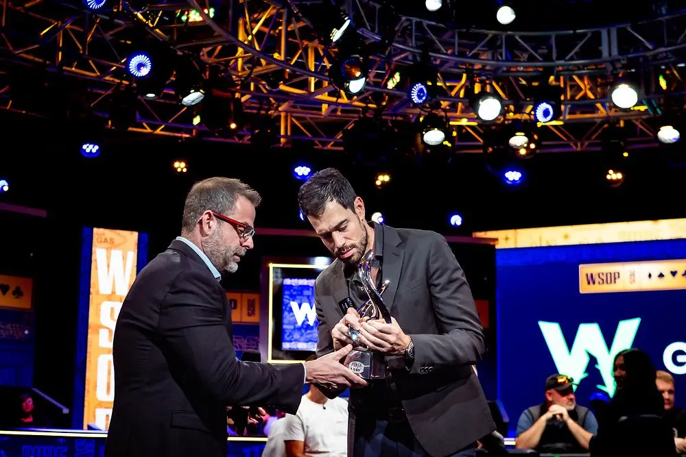 Nick Schulman Poker Hall of Fame Ceremony