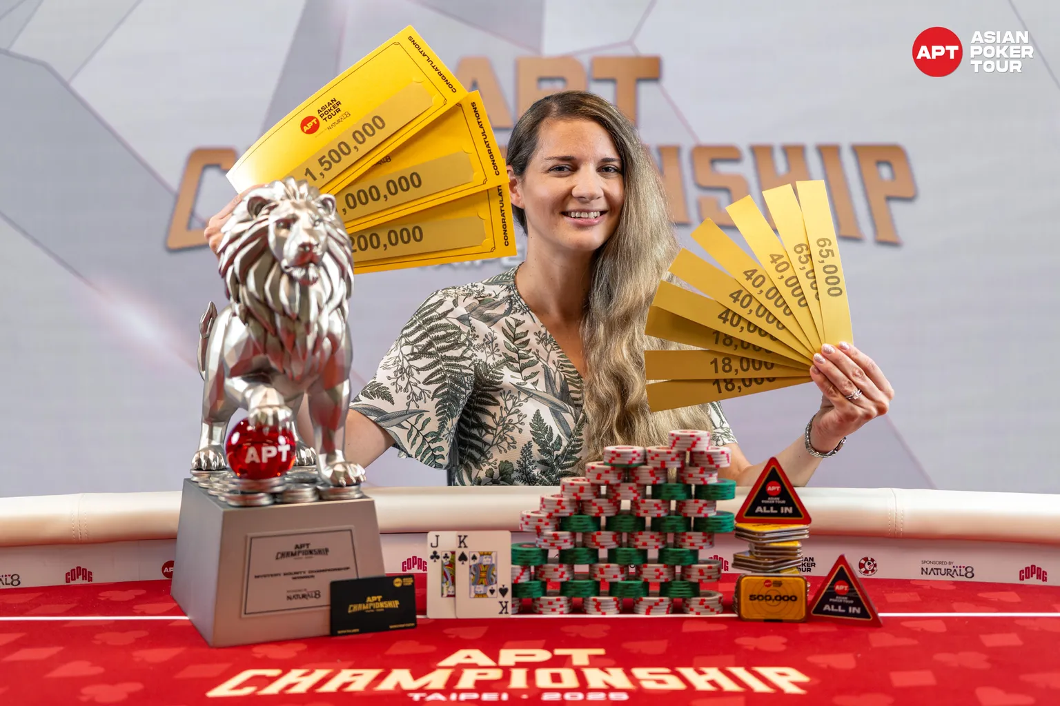 Sofia Lovgren Mystery Bounty Championship Asian Poker Tour Championship 2025