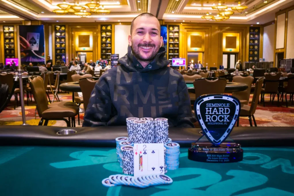 Boris Kolev NLH High Roller Seminole Hard Rock N Roll Poker Open 2025