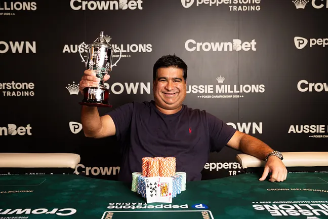 Gautam Dhingra 5k Six-Max Aussie Millions Poker Championship 2026