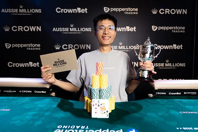 Gening Dai Mystery Bounty Aussie Millions Poker Championship 2026