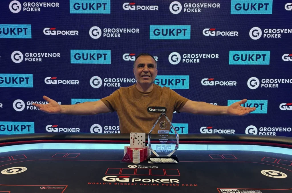 Yucel Eminoglu Main Event Grosvenor UK Poker Tour 2026 Luton Leg 4