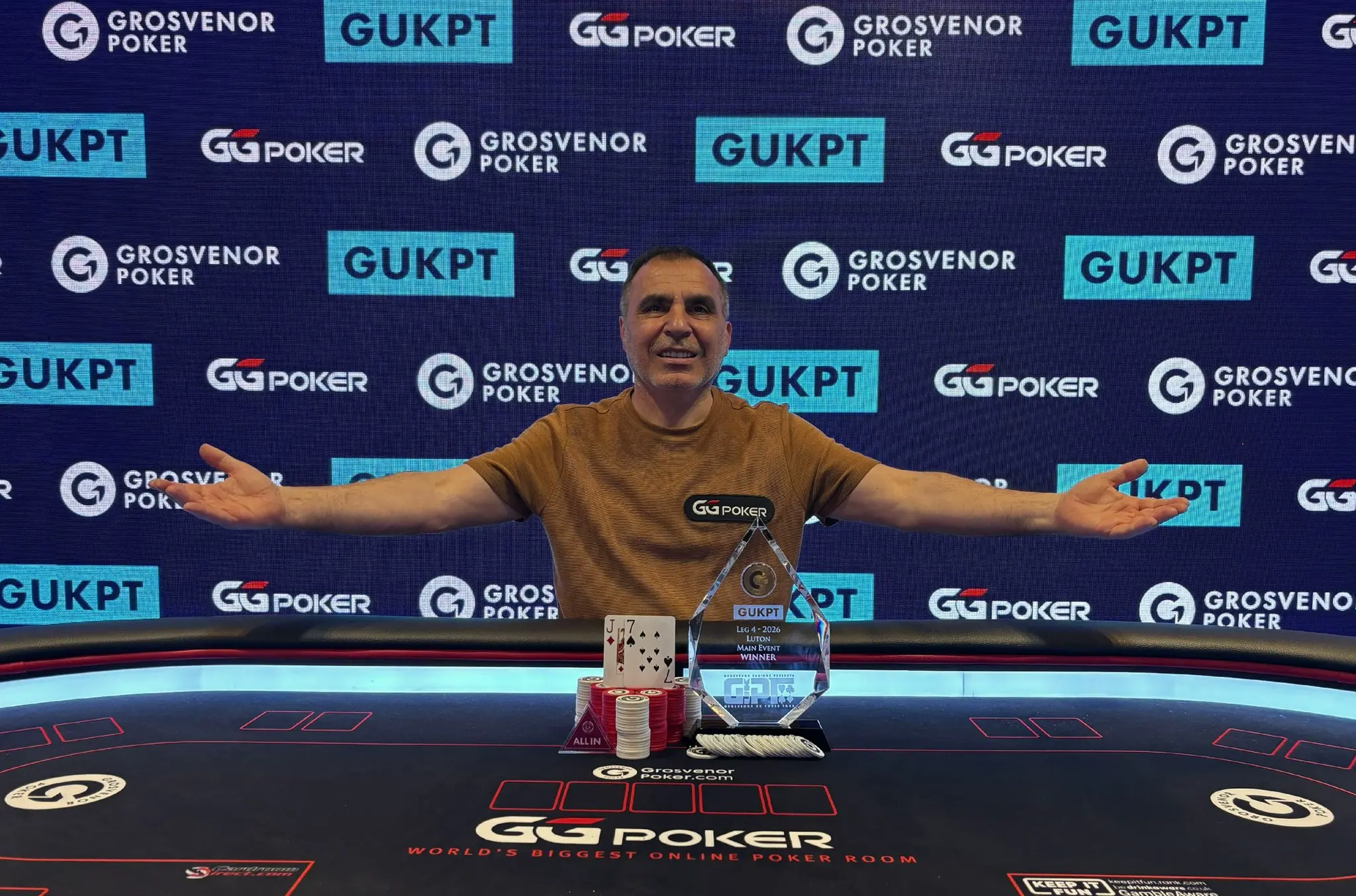 Yucel Eminoglu Main Event Grosvenor UK Poker Tour 2026 Luton Leg 4