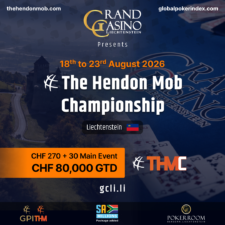The Hendon Mob Championship (THMC) kommt zurück ins Grand Casino Liechtenstein
