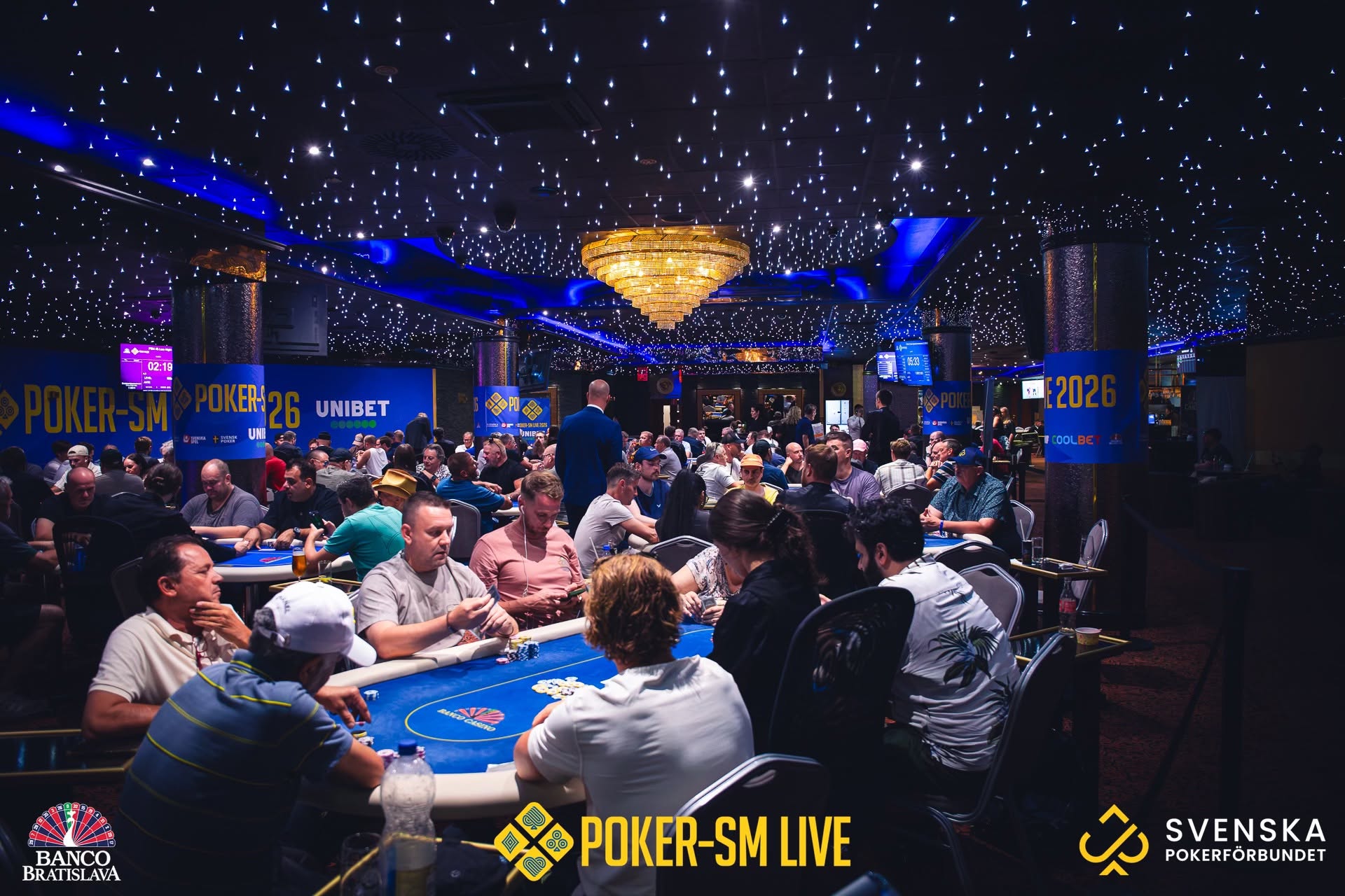 Poker-SM Live im Banco Casino Bratislava