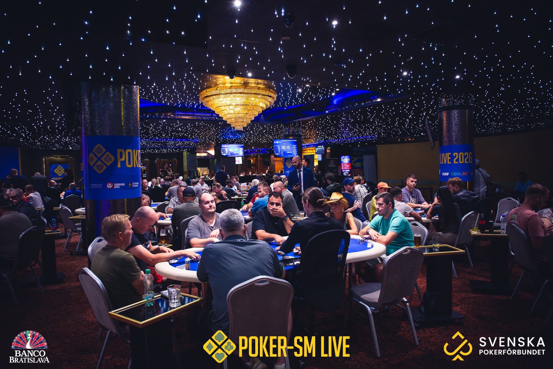 Poker-SM Live im Banco Casino Bratislava